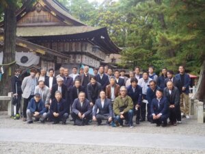 冨田建設㈱安全衛生協力会の皆様と安全祈願祭